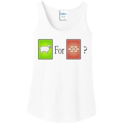 S.H.E.E.P For Brick Funny Board Game Ladies Essential Tank