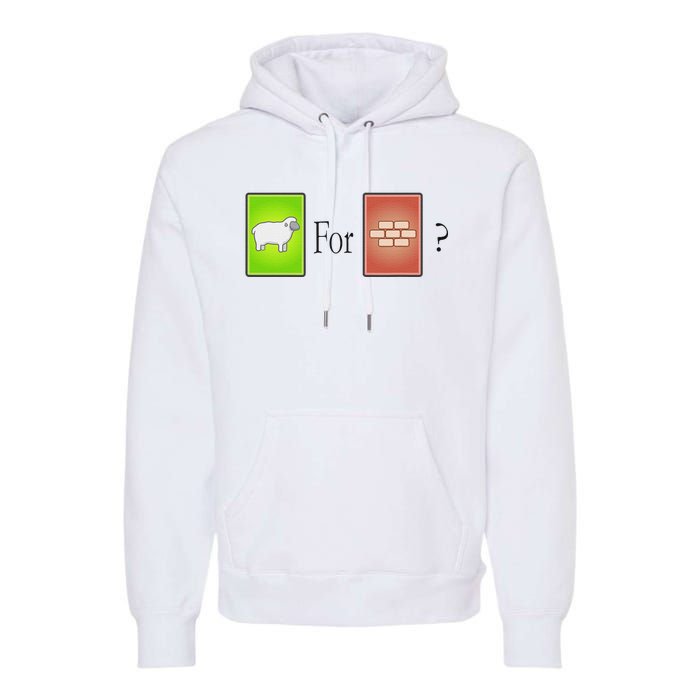 S.H.E.E.P For Brick Funny Board Game Premium Hoodie