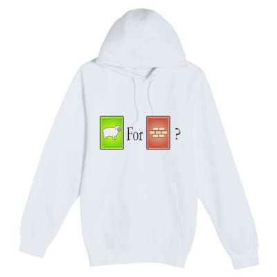 S.H.E.E.P For Brick Funny Board Game Premium Pullover Hoodie