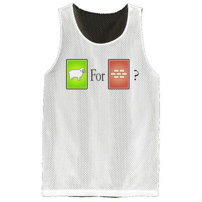 S.H.E.E.P For Brick Funny Board Game Mesh Reversible Basketball Jersey Tank