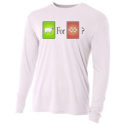 S.H.E.E.P For Brick Funny Board Game Cooling Performance Long Sleeve Crew