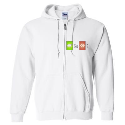 S.H.E.E.P For Brick Funny Board Game Full Zip Hoodie