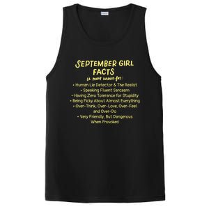 September Facts Birthday Funny Gift Born In September Virgo Gift PosiCharge Competitor Tank