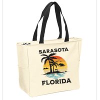 Sarasota Florida Beach Summer Vacation Zip Tote Bag