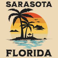 Sarasota Florida Beach Summer Vacation Zip Tote Bag