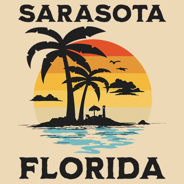 Sarasota Florida Beach Summer Vacation Zip Tote Bag