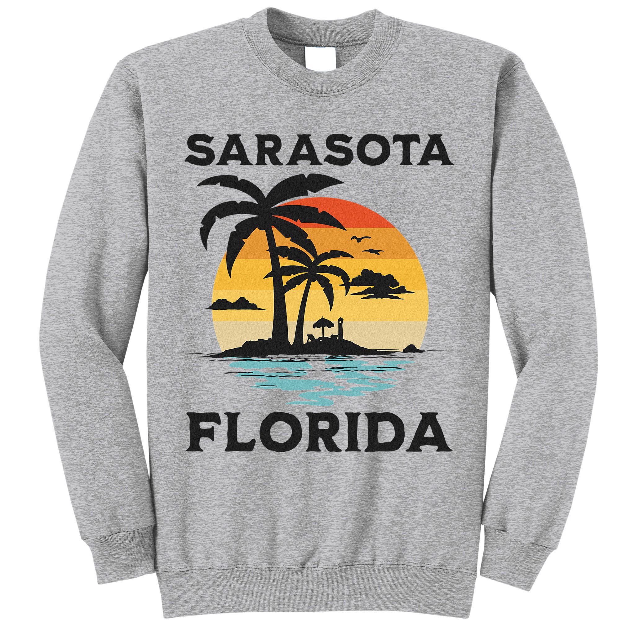 Sarasota Florida Beach Summer Vacation Tall Sweatshirt