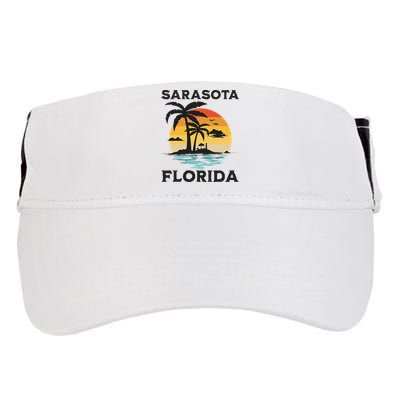 Sarasota Florida Beach Summer Vacation Adult Drive Performance Visor