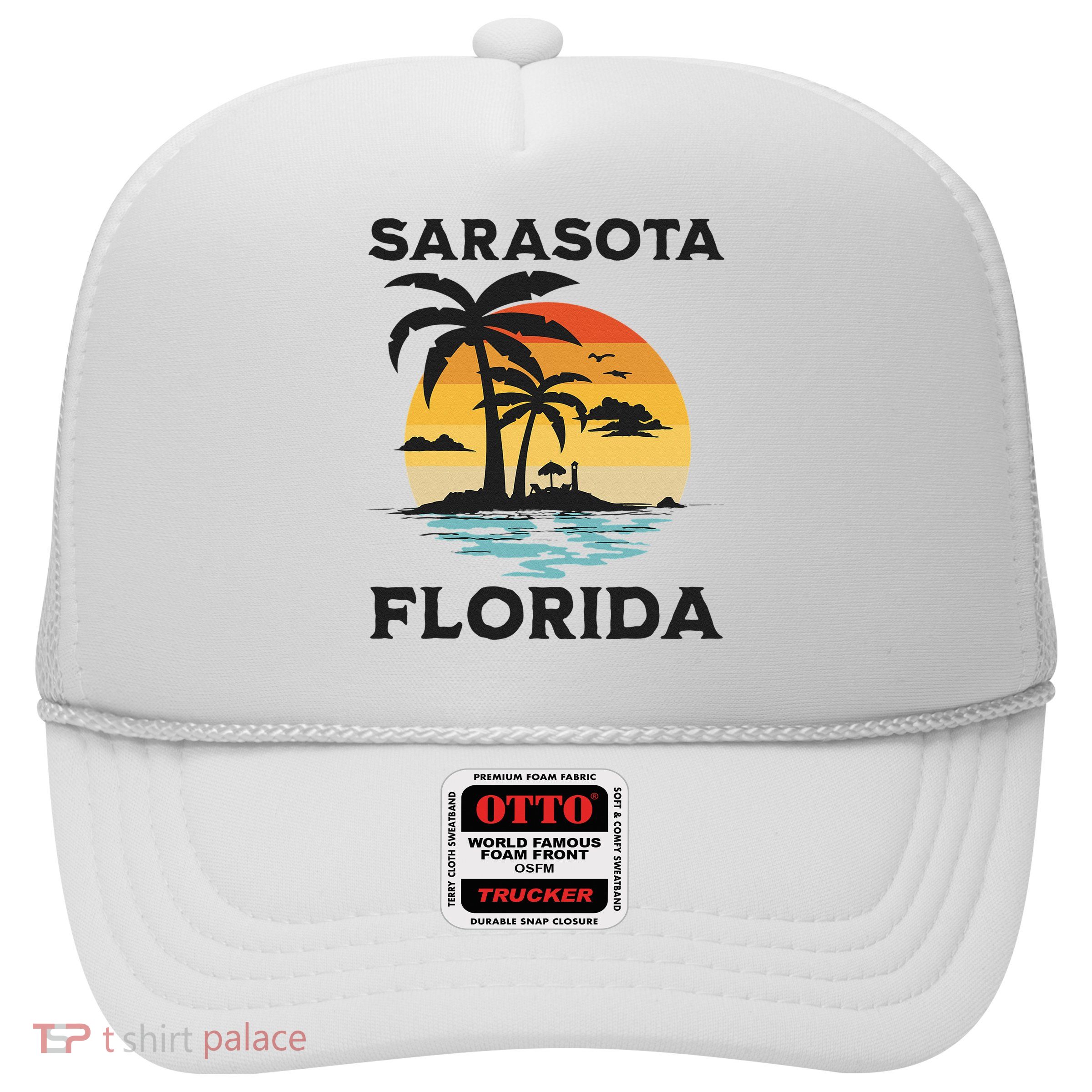 Sarasota Florida Beach Summer Vacation Trucker Hat