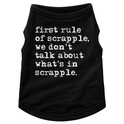 Scrapple , Funny Breakfast Meat Scrapple Doggie Tank