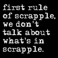 Scrapple , Funny Breakfast Meat Scrapple Button