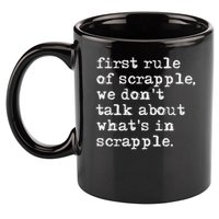 Scrapple , Funny Breakfast Meat Scrapple 11oz C Handle Ceramic Mug