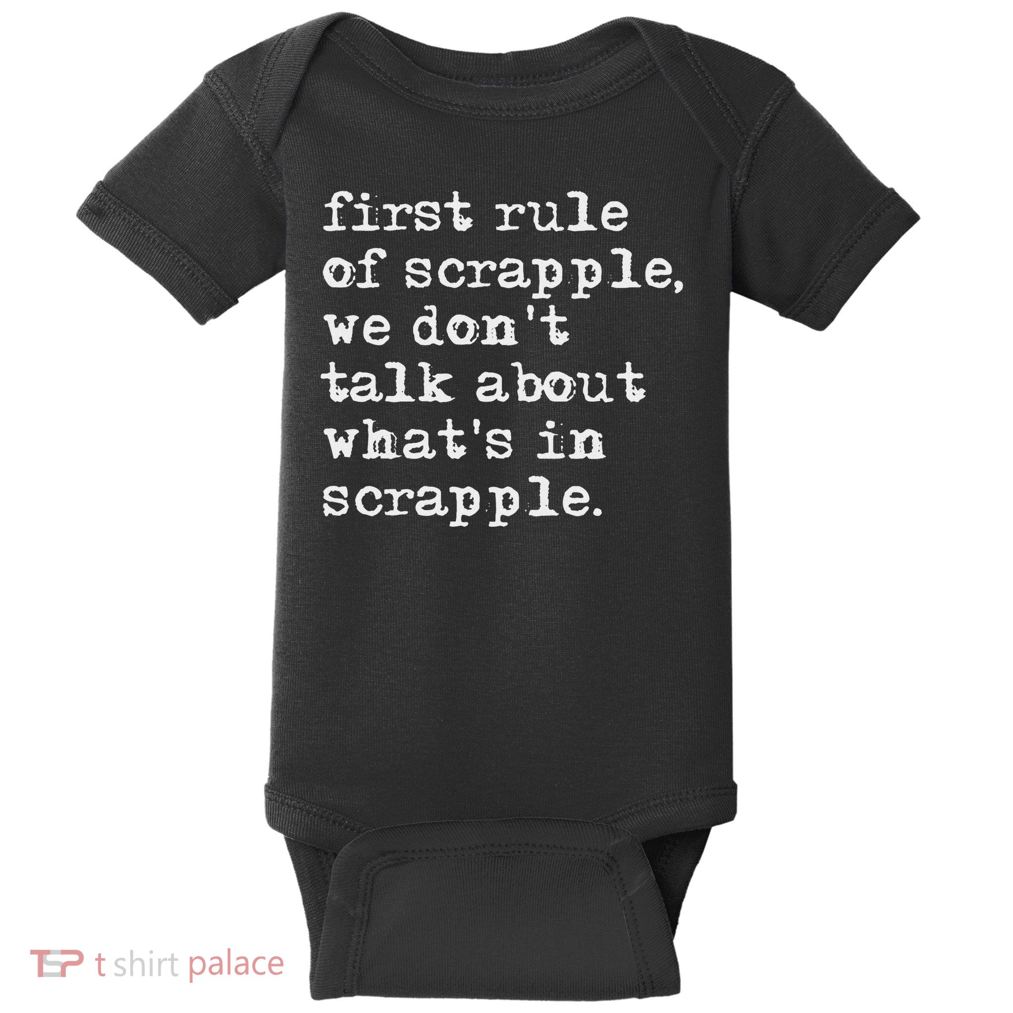 Scrapple , Funny Breakfast Meat Scrapple Baby Bodysuit