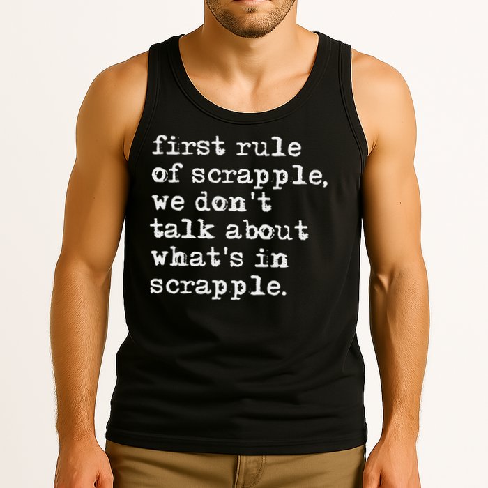 Scrapple , Funny Breakfast Meat Scrapple Tank Top