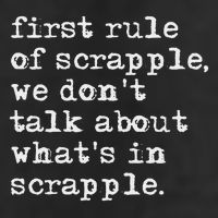 Scrapple , Funny Breakfast Meat Scrapple Golf Towel