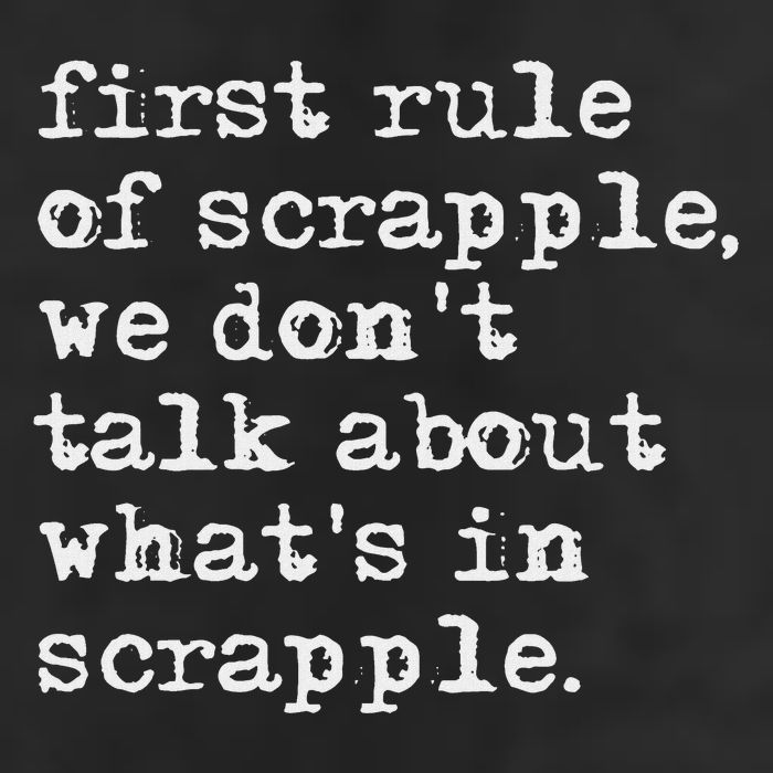 Scrapple , Funny Breakfast Meat Scrapple Golf Towel