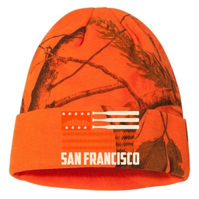 San Francisco Baseball Flag Patriotic Vintage Kati Licensed 12" Camo Beanie