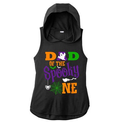 Spooky First Birthday Matching Family Costume Ladies PosiCharge Tri-Blend Wicking Draft Hoodie Tank