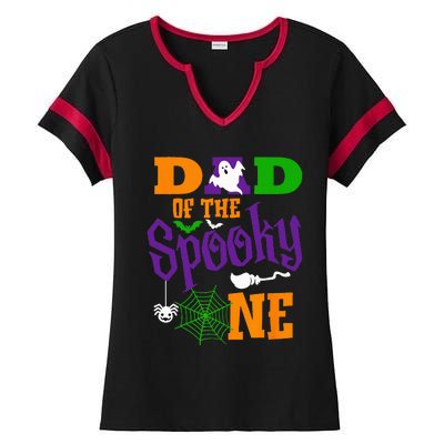 Spooky First Birthday Matching Family Costume Ladies Halftime Notch Neck Tee