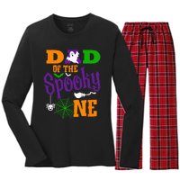 Spooky First Birthday Matching Family Costume Women's Long Sleeve Flannel Pajama Set 