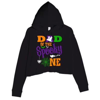 Spooky First Birthday Matching Family Costume Crop Fleece Hoodie