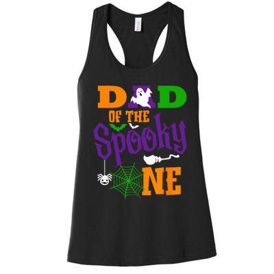 Spooky First Birthday Matching Family Costume Women's Racerback Tank