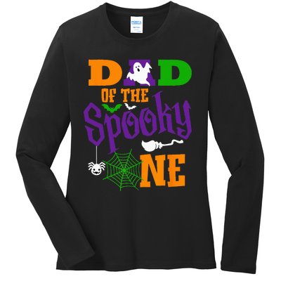 Spooky First Birthday Matching Family Costume Ladies Long Sleeve Shirt