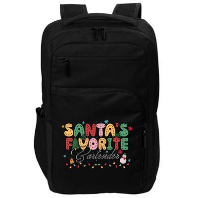 Santa Favorites Bartender Christmas Holiday Drinking Team Impact Tech Backpack