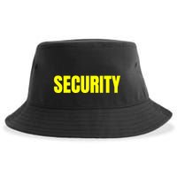 Security Front & Back Print Staff Event Uniform Bouncer Sustainable Bucket Hat