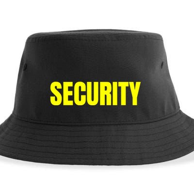 Security Front & Back Print Staff Event Uniform Bouncer Sustainable Bucket Hat