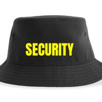 Security Front & Back Print Staff Event Uniform Bouncer Sustainable Bucket Hat