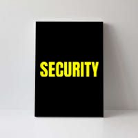 Security Front & Back Print Staff Event Uniform Bouncer Canvas