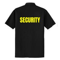Security Front & Back Print Staff Event Uniform Bouncer Dry Zone Grid Polo