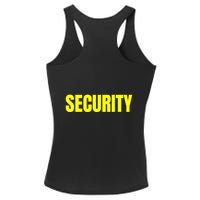 Security Front & Back Print Staff Event Uniform Bouncer Ladies PosiCharge Competitor Racerback Tank