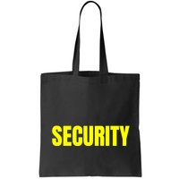 Security Front & Back Print Staff Event Uniform Bouncer Bag