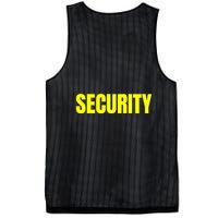 Security Front & Back Print Staff Event Uniform Bouncer Mesh Reversible Basketball Jersey Tank