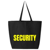 Security Front & Back Print Staff Event Uniform Bouncer 25L Jumbo Tote