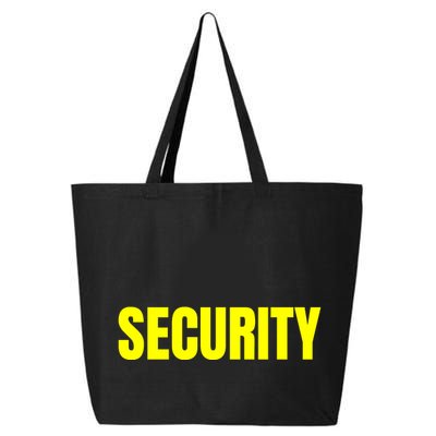 Security Front & Back Print Staff Event Uniform Bouncer 25L Jumbo Tote