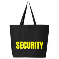 Security Front & Back Print Staff Event Uniform Bouncer 25L Jumbo Tote