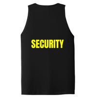 Security Front & Back Print Staff Event Uniform Bouncer PosiCharge Competitor Tank