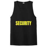 Security Front & Back Print Staff Event Uniform Bouncer PosiCharge Competitor Tank