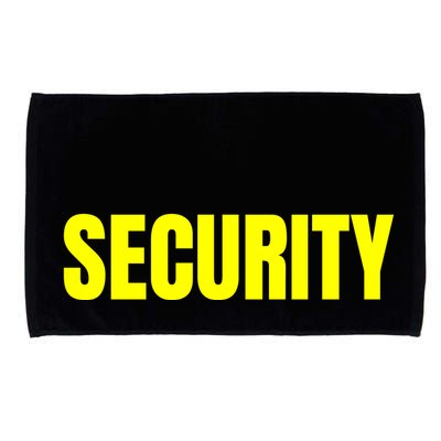 Security Front & Back Print Staff Event Uniform Bouncer Microfiber Hand Towel