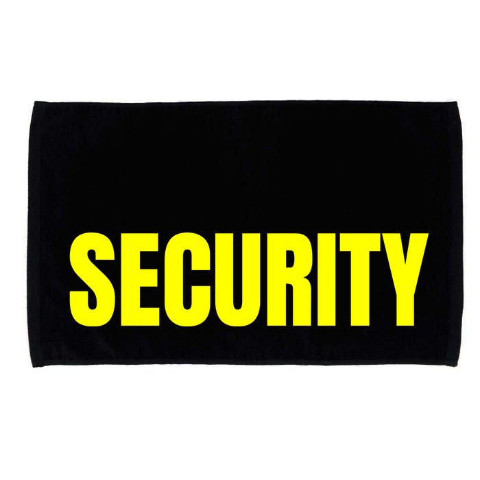Security Front & Back Print Staff Event Uniform Bouncer Microfiber Hand Towel