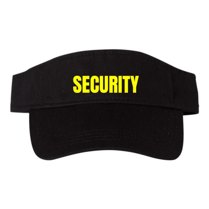 Security Front & Back Print Staff Event Uniform Bouncer Visor