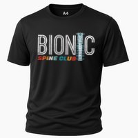Spinal Fusion Back Spine Surgery Lumbar Recovery Cooling Performance Crew T-Shirt