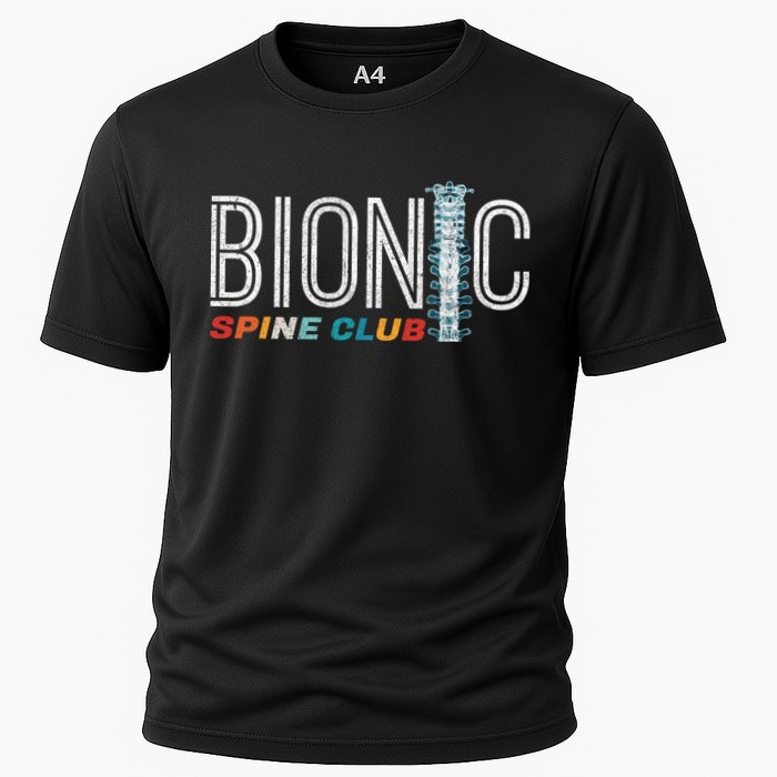 Spinal Fusion Back Spine Surgery Lumbar Recovery Cooling Performance Crew T-Shirt