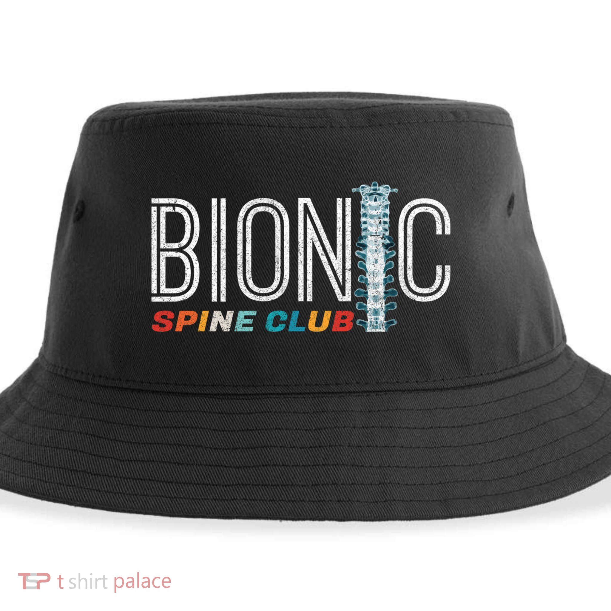 Spinal Fusion Back Spine Surgery Lumbar Recovery Sustainable Bucket Hat