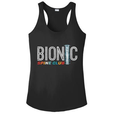 Spinal Fusion Back Spine Surgery Lumbar Recovery Ladies PosiCharge Competitor Racerback Tank