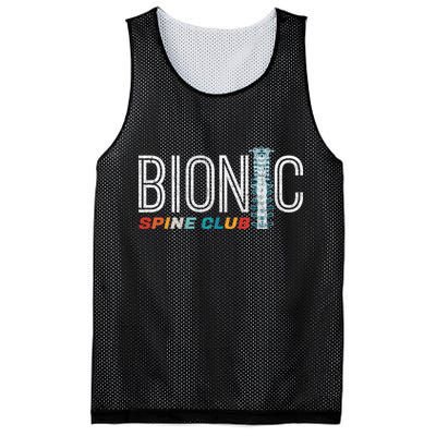 Spinal Fusion Back Spine Surgery Lumbar Recovery Mesh Reversible Basketball Jersey Tank