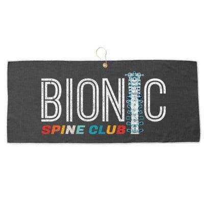 Spinal Fusion Back Spine Surgery Lumbar Recovery Large Microfiber Waffle Golf Towel